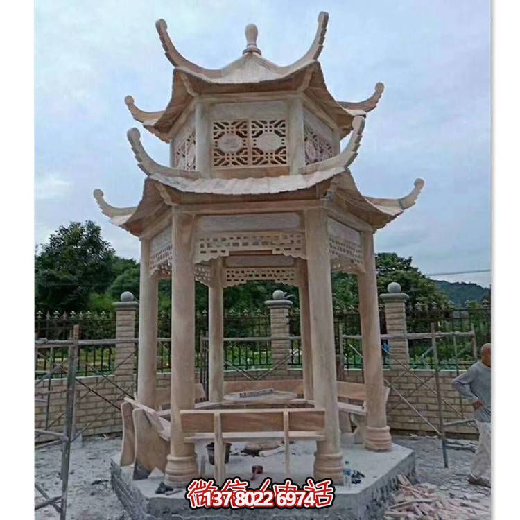 多層中式公園戶外涼亭雕塑——為您帶來經(jīng)典典雅的休閑體驗